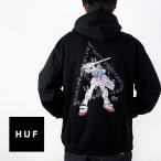 ハフ × 機動戦士ガンダム パーカー HUF × GUNDAM TT PO HOODIE PULLOVER PF00695 Black ブラック 黒 ガンダム コラボ 大きいサイズ 2XL XXL スウェット SB