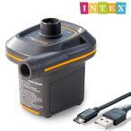  Inte ks воздушный насос INTEX mini USB AIR PUMP 5V Mini USB насос QUICK FILL U-66635 USB модель A USB модель C маленький размер compact рука. flat размер 
