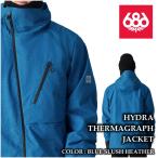 スノーボード ウェア ジャケット シックスエイトシックス 686 HYDRA THERMAGRAPH JACKET Blue Slush Heather メンズ 24-25 日本正規品