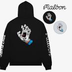 ショッピングサンタ [Malbon Golf] マルボンゴルフ × サンタクルーズ コラボ パーカー Malbon Golf × SANTA CRUZ FESQUE SCREAMING HAND HOODIE M-9522 ゴルフ ゴルフウェア