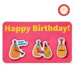 【ネコポス発送】マクドナルド ピンカード McDonald's MCNUGGETS HAPPY BIRTHDAY PIN CARD 7251400 マックナゲット バースデーピン 誕生日 ピンバッジ 爆買