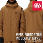 ショッピングスノーボードウェア 日本正規品 スノーボード ウェア ジャケット シックスエイトシックス 686 MENS FOUNDATION INSULATED JACKET Caramel Ripstop メンズ 25-26