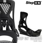 日本正規品 スノーボード ビンディング バートン BURTON MEN'S STEP ON GENESIS Black ステップオン ジェネシス バインディング メンズ 25-26