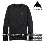  Япония стандартный товар сноуборд внутренний Barton BURTON LIGHTWEIGHT X BASE LAYER CREWNECK True Black свет вес re year мужской 25-26