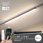 ダクトレール用 照明 ラインライト 新製品 ベースライト 800mm LED一体型 エジソンスマート バーライト 80cm wifi スマホ アレクサ対応 リモコン おしゃれ