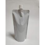 新品 スパウトパウチ 500ml 4層構成 アルミ 表面白印刷 遮光 日本製 食品や化粧品の詰替えに 10枚入り…