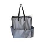 BM トートバッグ 掃除用品入れ ブラック ナイロン製 清掃用品 持ち運び用 収納バッグ 生活用品 生活雑貨 日用品