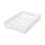 TANOSEE PPデスクトレーA4クリアホルダー対応 1セット(3個)