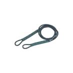 吊りクランプ・スリング・荷締機 ワイヤロープスリング ＴＲＵＳＣＯ　セフティパワーロープ　シンブルなし　６ｍｍＸ１ｍ　  (SP-61)