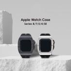 ショッピングLuxury Luxury Apple Watch Case & Belt BR-AWC45BK ラグジュアリー アップル ウォッチ ケース＆ベルト ブラック メン