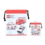 トミカ　巾着S　ミニチュアダイキャストカーシリーズ柄　HTM-631　[M便 1/3]