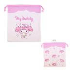 マイメロディ　巾着　M　ピンク　HMM5-900　[M便 1/2]
