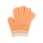 Yahoo! Yahoo!ショッピング(ヤフー ショッピング)子ども用手袋　CutyKids　5本指タイプ　トドラーサイズ　オレンジ　水玉柄　45166-tmk [M便 1/1]
