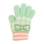 Yahoo! Yahoo!ショッピング(ヤフー ショッピング)子ども用手袋　5本指タイプ　フリーサイズ　チェックリボン柄　45312-tmk [M便 1/1]