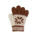 Yahoo! Yahoo!ショッピング(ヤフー ショッピング)子ども用手袋　カラーグローブ　SNOWKID'S　5本指タイプ　ブラウン　0045422　[M便 1/1]