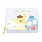  Sanrio герой z три складывать кошелек mgyuto рисунок голубой 118477 [M рейс 1/4]