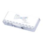 ショッピング筆箱 筆箱　両面　コンパクト　リボン柄　125053　新入学文具　[M便 1/2]