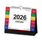 2026年　卓上カレンダー　カラーインデックス(大)　NK8541　[M便 1/2]