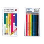 サクラクーピー色鉛筆 12色 (白缶入り) 183256　[M便 1/2]