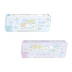 ショッピング筆箱 すみっコぐらし　両面　筆箱　ソフトペンケース　2カラー　ゴーゴースクール柄　新入学文具　[M便 1/2]