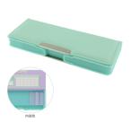 筆箱　両面　コンパクト　ヨコピタ　ライトグリーン　4901770633527　新入学文具　[M便 1/2]
