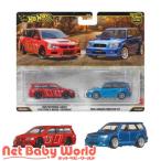 ホットウィール P2P 2005三菱ランサーエボIX／2004スバルフォレスターSTI  JHW46 ( 1セット )/ ホットウィール(HOT WHEELS)