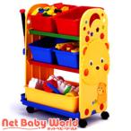 365日あすつく★代引・送料無料★ くまのトイステーション 錦化成 Nishiki Kasei おもちゃ 玩具 ラック 収納