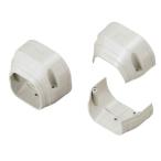 因幡電工 SE-66-W エアコン用配管化粧カバー 端末カバー ダクトサイズ：66 色：ホワイト