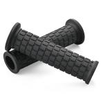 デイトナ DAYTONA バイク ハンドル GRIPPY GRIP GG-D-BRIC 全長123mm / Φ22.2ハンドル用 エンド貫通 ブラック