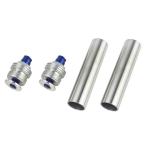 poshu лицо POSHFaith мотоцикл подвеска регулировочный винт Type2( воздушный клапан нет ) MT-07/A 2014-2020 серебряный корпус / голубой вал 