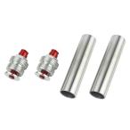 poshu лицо POSHFaith мотоцикл подвеска регулировочный винт Type2( воздушный клапан нет ) MT-07/A 2014-2020 серебряный корпус / красный вал 