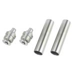 poshu лицо POSHFaith мотоцикл подвеска регулировочный винт Type2( воздушный клапан нет ) MT-07/A 2014-2020 серебряный корпус / серебряный вал 