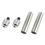 poshu лицо POSHFaith мотоцикл подвеска регулировочный винт Type2( воздушный клапан нет ) MT-07/A 2014-2020 серебряный корпус / черный вал 