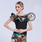 オーダー品   社交ダンス  ラテン   モダン  バレエ  ダンスウエア・ トップス　上着　競技　デモ　ダンス衣装  指定サイズ可