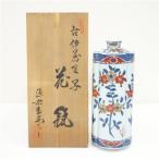  Arita . источник правый .. обжиг в печи структура старый Imari . ваза ( вместе коробка )
