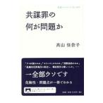 共謀罪の何が問題か／高山佳奈子