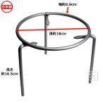 ヤマトキ製作所 塗 五徳 18cm