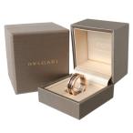 BVLGARI ブルガリ B-ZERO1 ROMA ビーゼロワンローマ 2バンドリング 指輪 K18×サーメット ピンクゴールド ☆2337AI #64 23号 NT-es Bランク