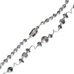 Mori Pearl セミラウンド ドロップ バロック サークル 南洋 白蝶 黒蝶 パールネックレス 本真珠 NT ABランク 美品