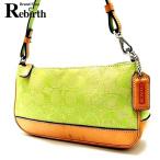COACH/コーチ アクセサリーポーチ シグネチャー 6094 グリーン系 緑 FS