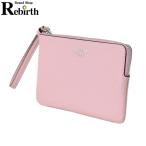COACH/コーチ クロスグレーンレザー コーナージップ リストレット ミニポーチ F58032 FS 美品 ABランク