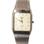 SEIKO セイコー Dolce ドルチェ メンズクオーツ スクエア 腕時計 ゴールド 9521-5110 腕回り最長約21cm(調節自在) NT Bランク