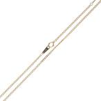 TOEI CROWN плоский колье 2 поверхность одиночный цепь колье K18 YG структура . отдел сертификация Mark шея вокруг примерно 60cm примерно 8.7g NT полировальный отделка товар S разряд 