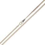  плоский колье 2 поверхность одиночный цепь колье K18 18 золотой структура . отдел сертификация Mark шея вокруг примерно 50cm масса примерно 10g NT полировальный отделка товар S разряд 