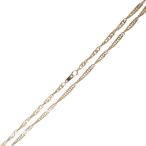  винт колье плоский модель цепь колье K18 18 золотой YG желтое золото шея вокруг примерно 59.5cm масса примерно 15.2g NT полировальный отделка товар S разряд 