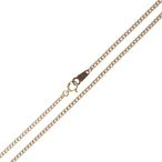  плоский колье 2 поверхность одиночный цепь колье K18 18 золотой структура . отдел сертификация Mark шея вокруг примерно 50cm масса примерно 10.0g NT полировальный отделка товар S разряд 