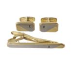 Yves Saint Laurent Yves Saint-Laurent запонки булавка для галстука серебряный × Gold запонки :18×12(mm) булавка для галстука :50×5.7(mm) NT B разряд 