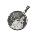 Pt999.5/Pt900  純プラチナ PT900 メダルペンダントヘッド シンデレラ 1/10oz（オンス）  IS   ABランク