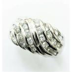 Pt850 プラチナ ダイヤ デザイン リング 指輪 1.12ct 16号 11.2g KA 磨き仕上げ品 Aランク
