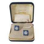 Stratton × WEDGWOOD Wedgwood THE GOLDEN HINDga Leon судно запонки jasper одежда Польша голубой NT B разряд 